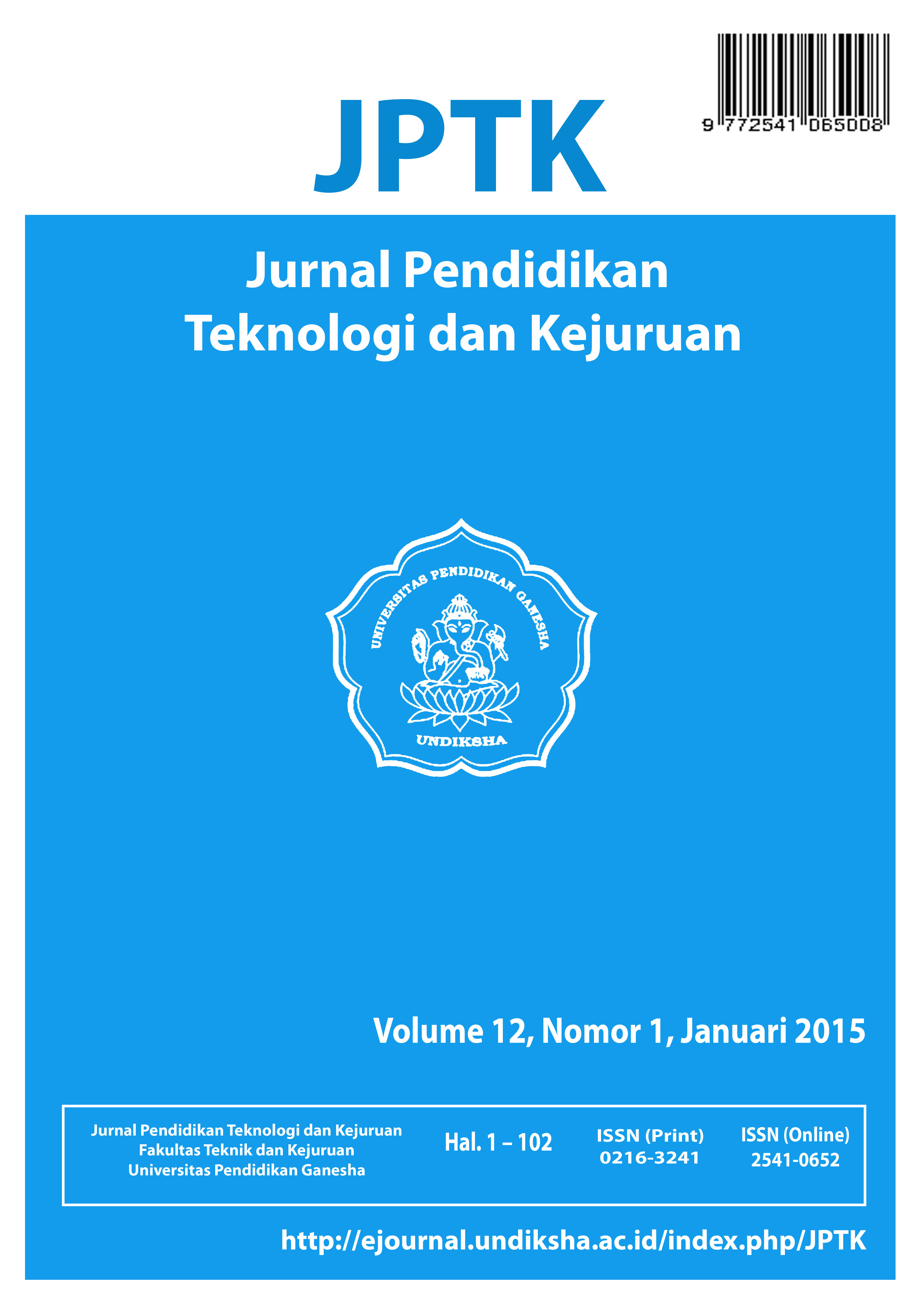 					View Vol. 12 No. 1 (2015): Edisi Januari 2015
				