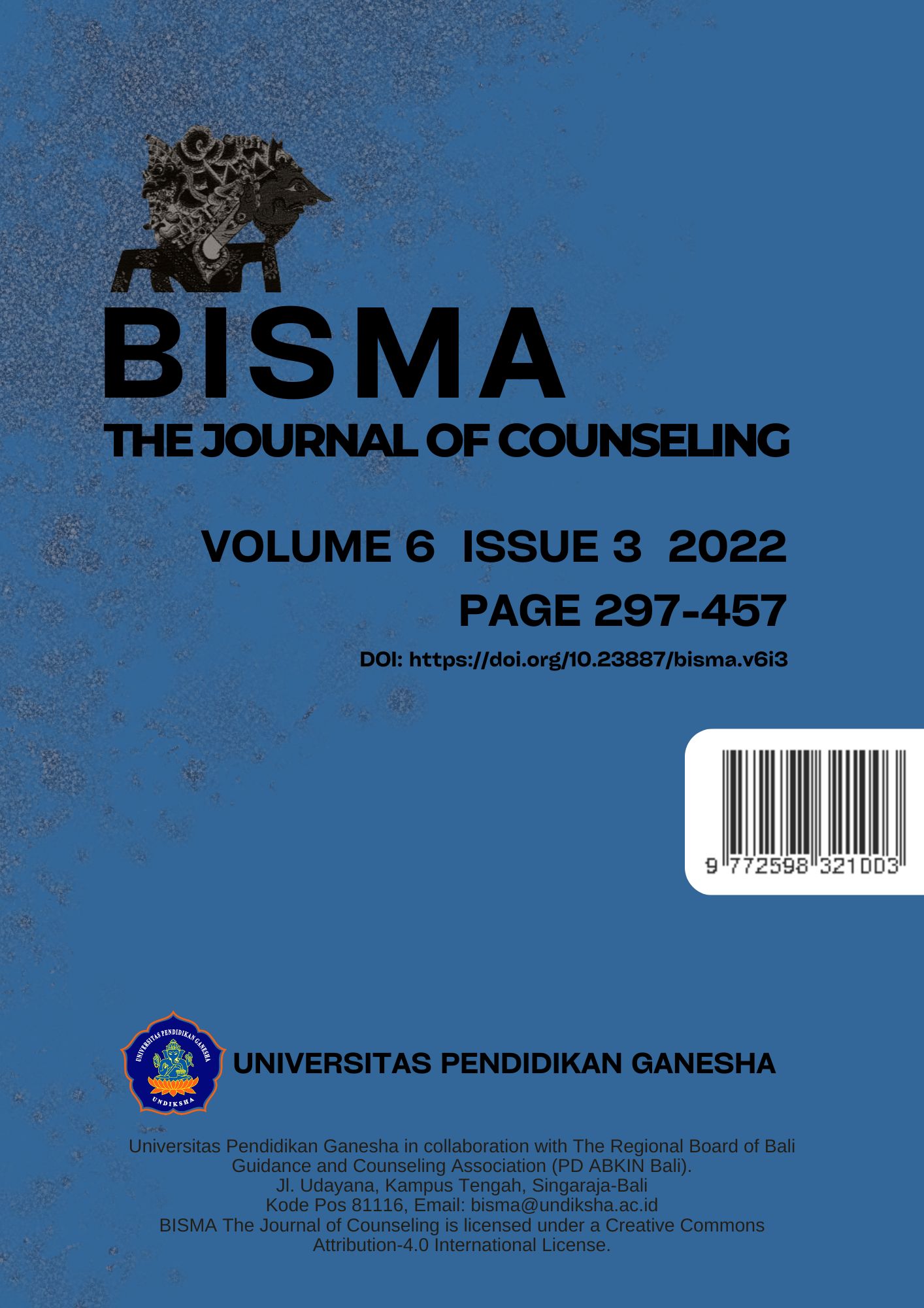 					View Vol. 6 No. 3 (2022): Bisma The Journal of Counseling
				